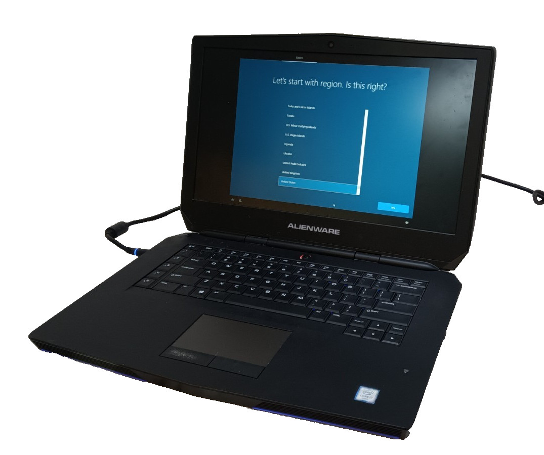 DELL Alienware 15 R2 i7-6700HQ 2.60GHz GTX 970M 1TB HDD 32GB Ram reset Win10