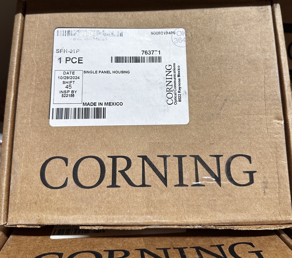CORNING SPH-01P SINGLE PANEL HOUSING CCH WALL-MOUNT BRAND NEW