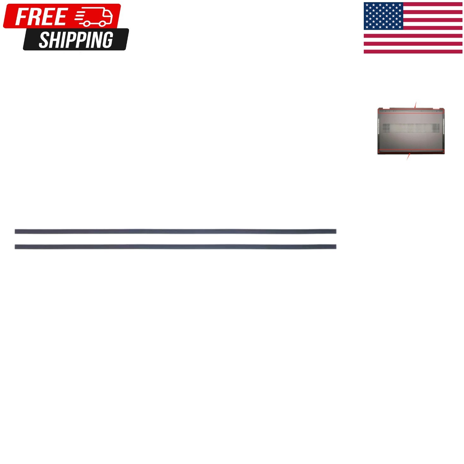 New Replacement Bottom Rubber Feet for HP Spectre X360 15-DF 15-EB TPN-Q213 2PCS