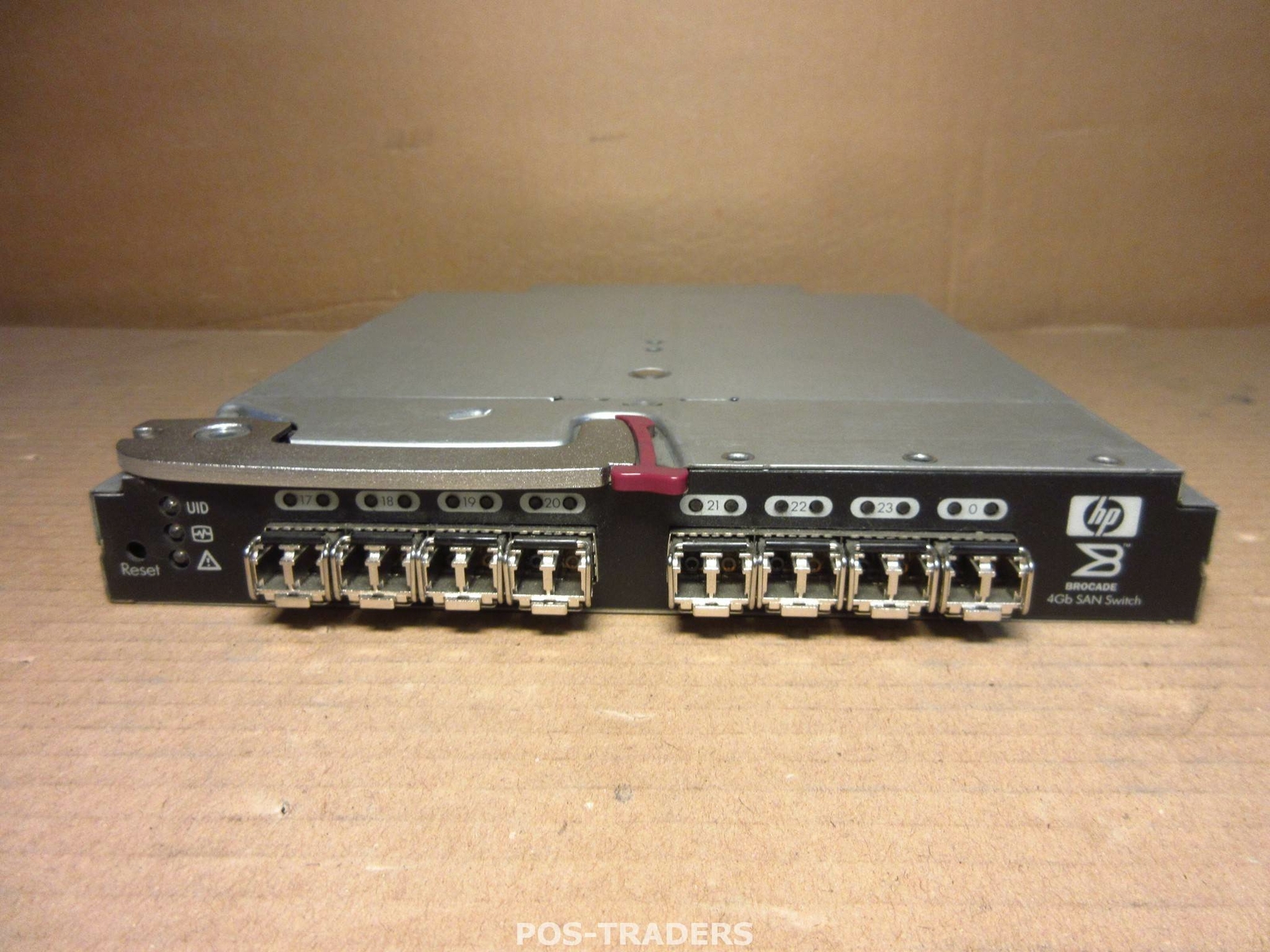 HP AE370A Brocade 4GB 12 port SAN Switch INCL 8X SFP'S - FROM HP C7000