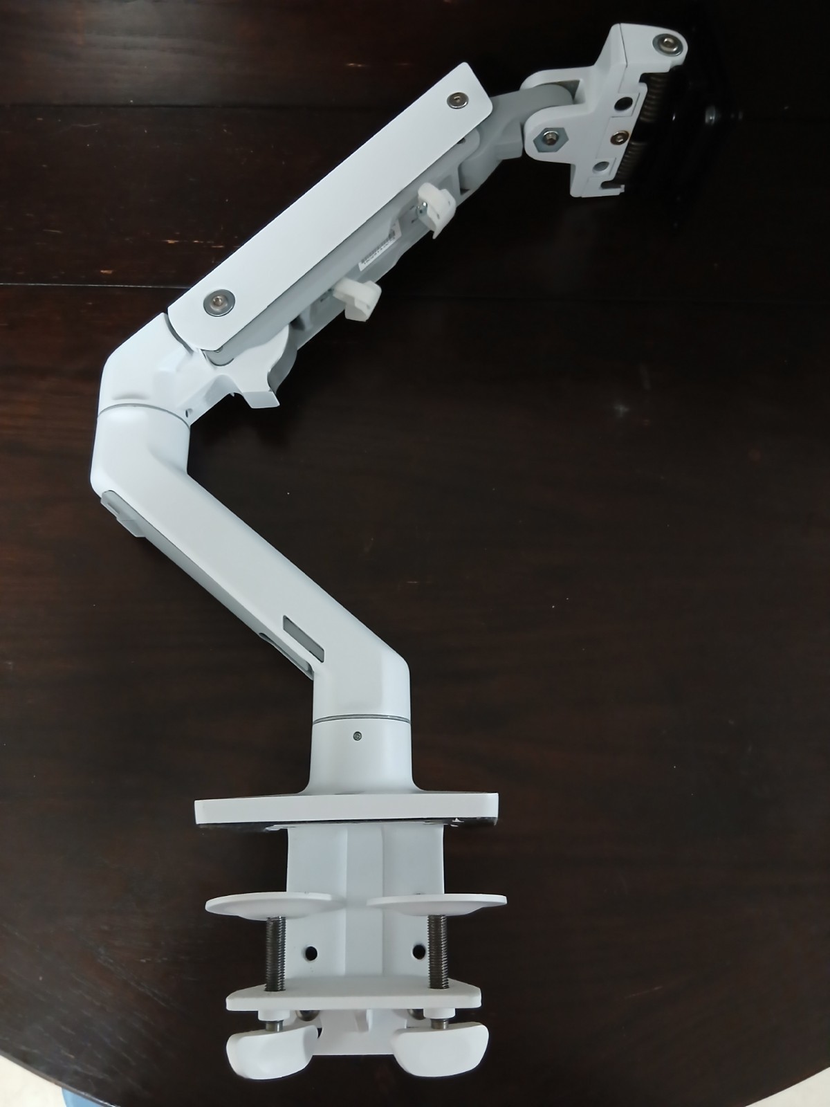Ergotron 45-475-216 HX Desk Mount Arm Single Display Monitor (White)