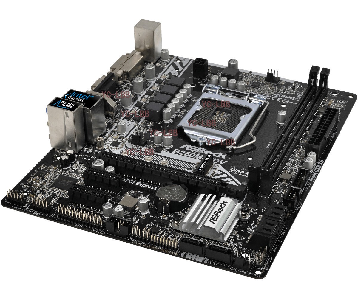 For ASRock B250M-HDV Micro-ATX Motherboard LGA 1151 DDR4 Mainboard