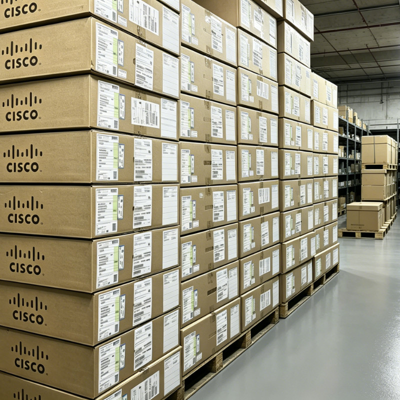 New Cisco C9200-48P-A Catalyst 9200 48-port PoE+ Switch UPS/DHL