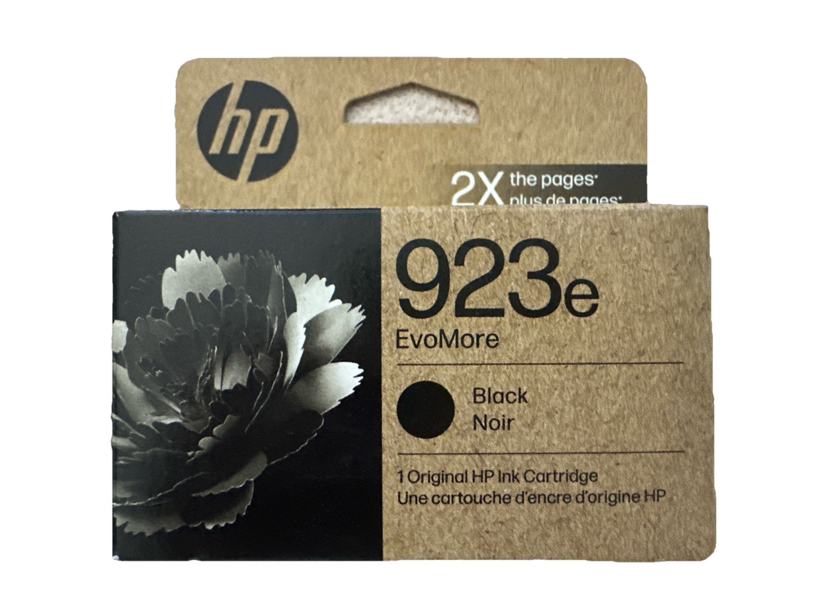 HP 923e EvoMore Black High-Yield Original Ink Cartridge, 4K0T7LN*Exp Date 2027