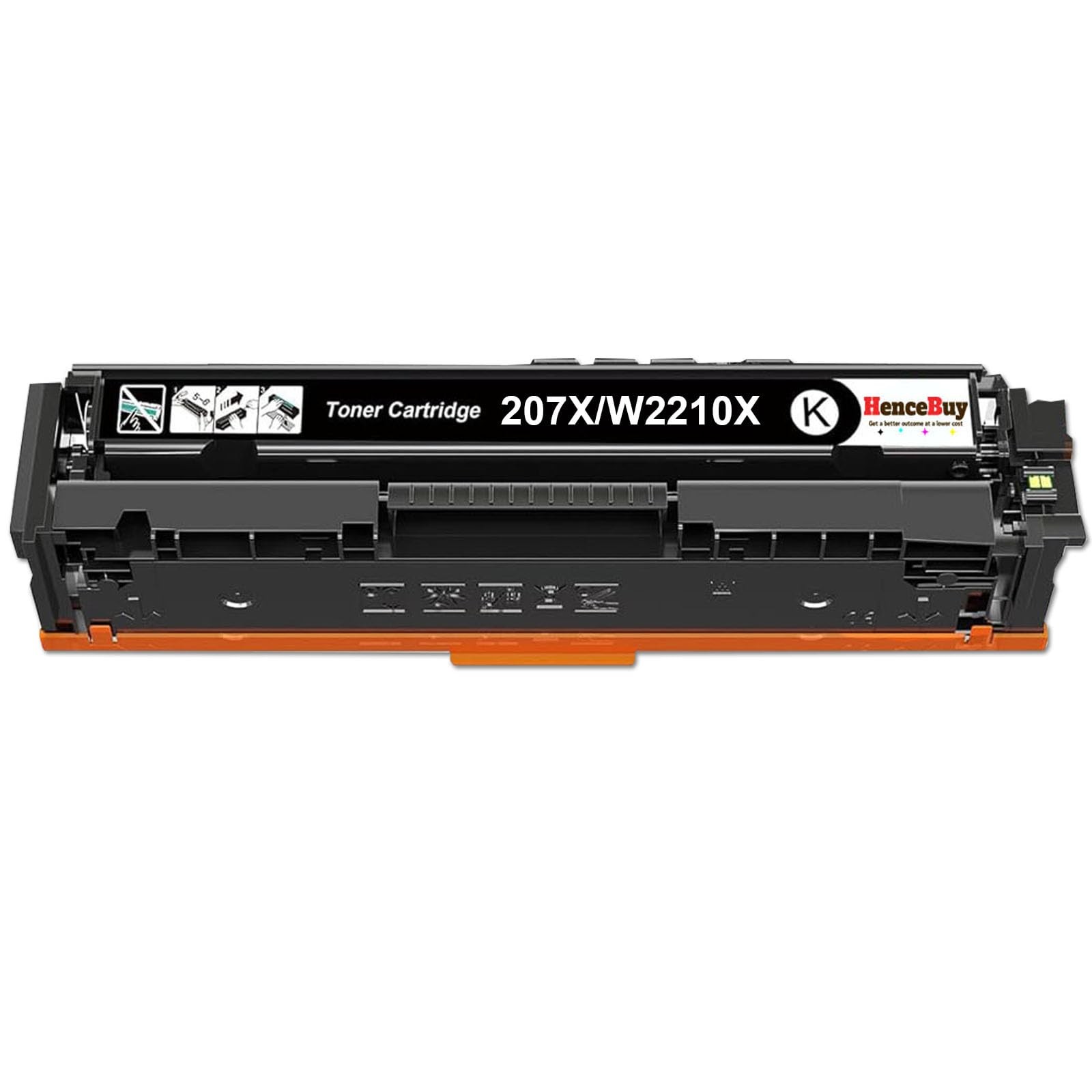 With Chip 207X Black Toner W2210X Compatible for HP 207A W2210A Toner Cartridge