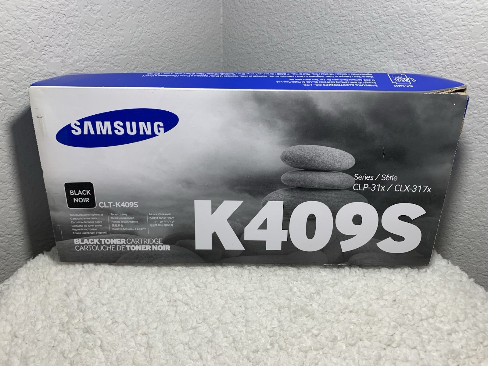 Genuine Samsung K409S Black Cartridge for CLP-31x, CLX-317x - CLTK409S/XAA