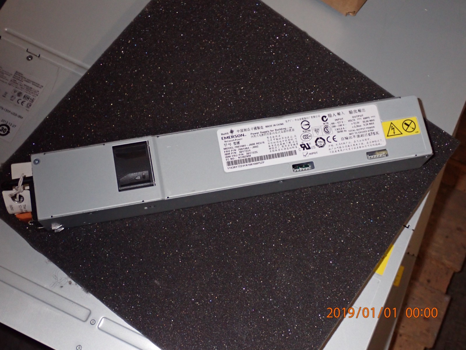 IBM 39Y7224 WATT AC HOT-SWAP PSU FOR XSERIES X3650M3 POWER SUPPLY