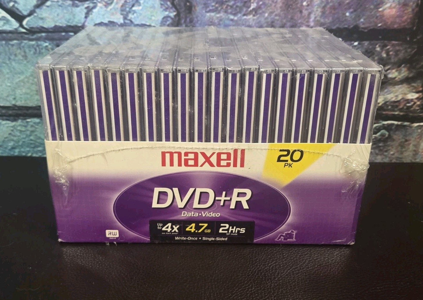 Maxell DVD+R 20 Pack New Sealed  4.7 GB 4X max 120 Minutes SP Mode