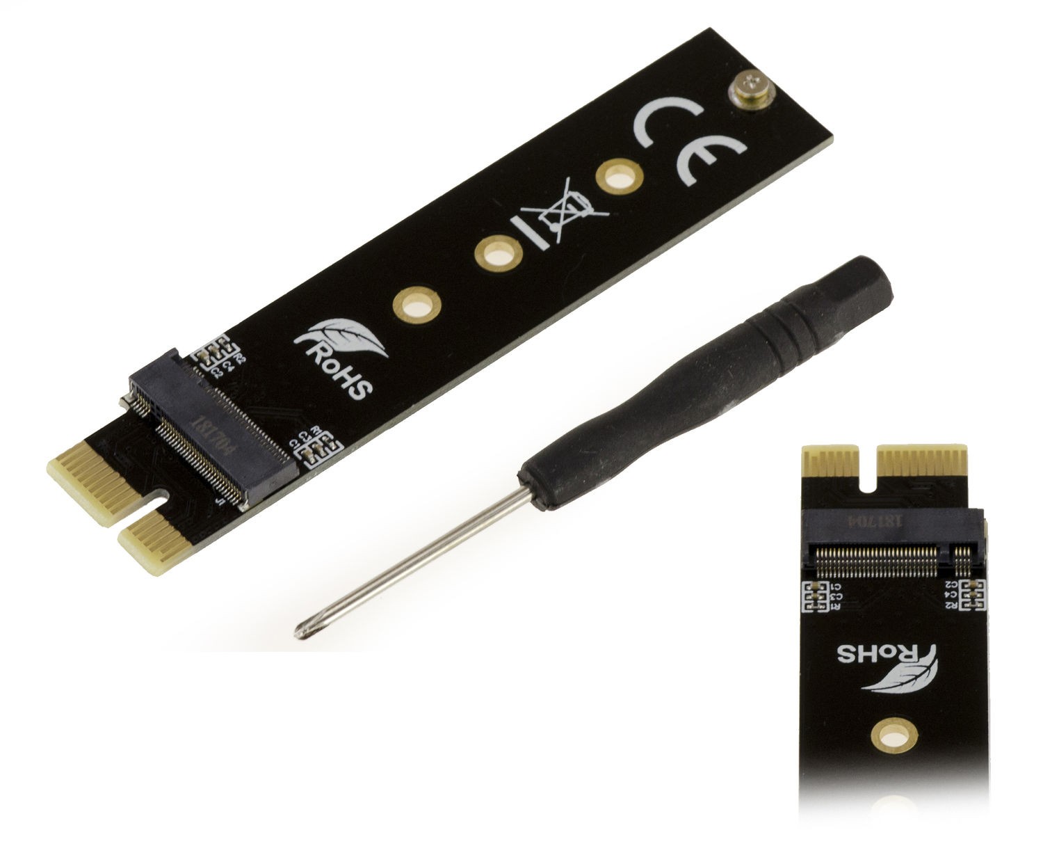 SSD Controller Card M2 NVME PCIE 1X - Supports SM951 PM951 950 Pro 960 Evo