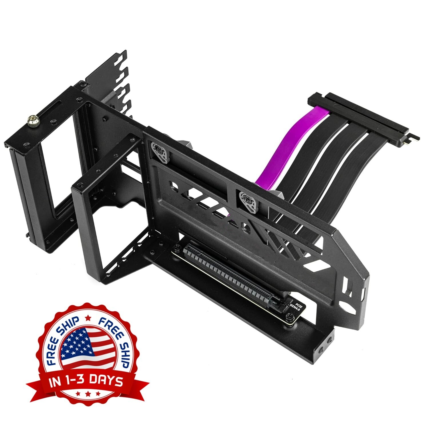 Kit de soporte de tarjeta GPU vertical V3 negro Transferencia de datos US NUEVO