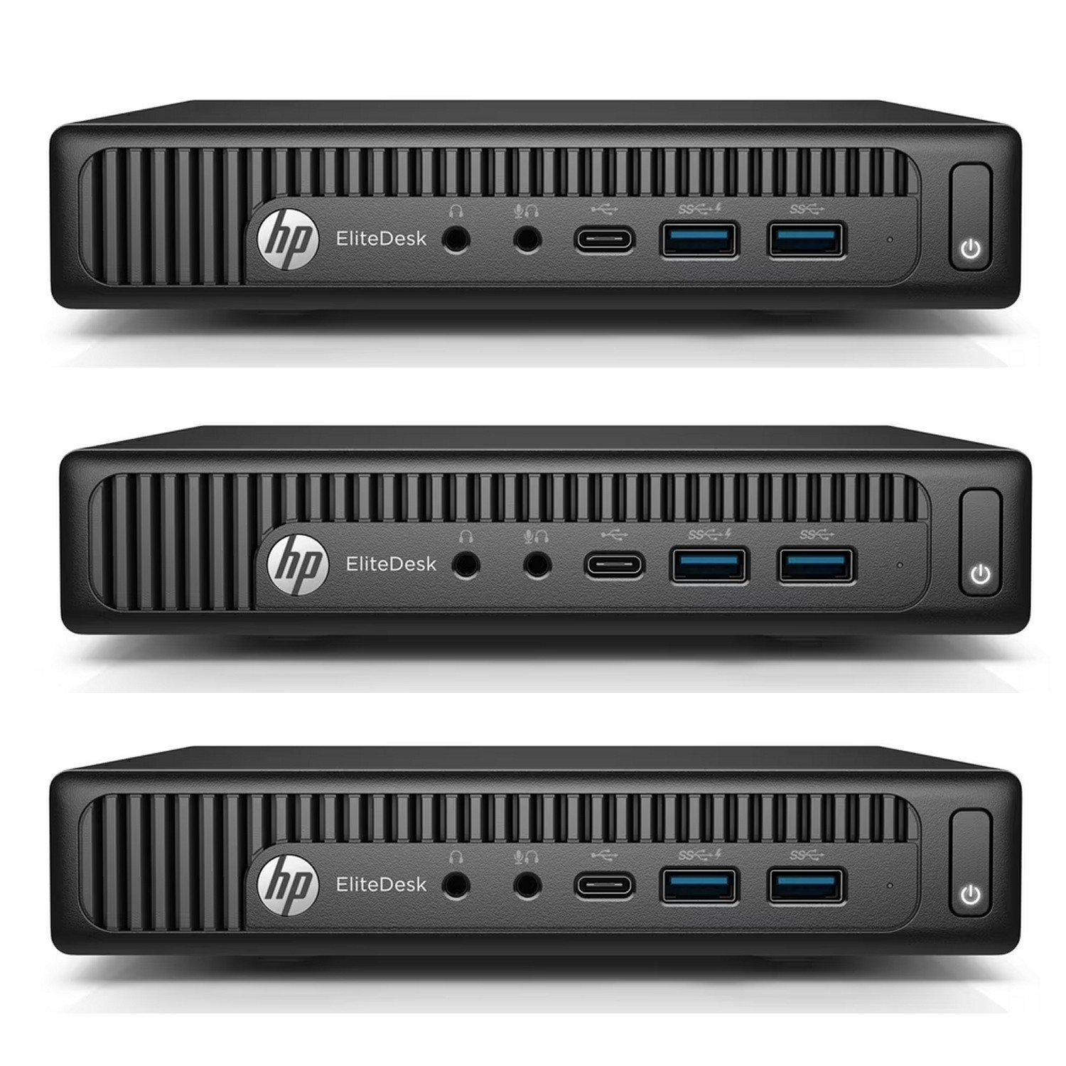 Lot of 3 HP EliteDesk 800 G2 Micro Computer Core i5 8GB RAM 128GB SSD Windows 11