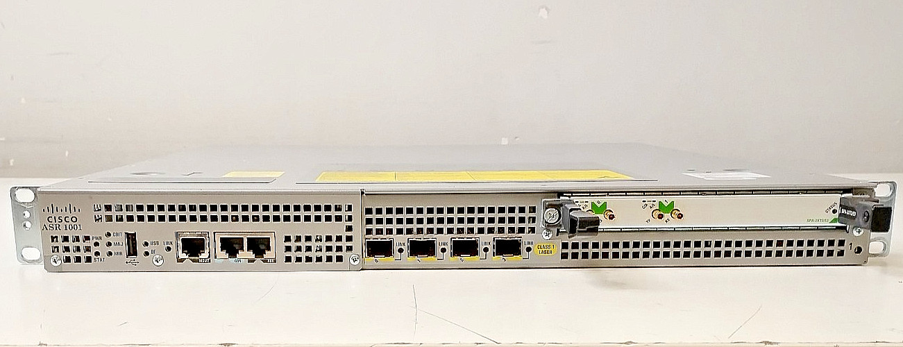 Cisco ASR 1001 Router 4 port gigabit Ethernet ASR1001 Dual Power Supplies