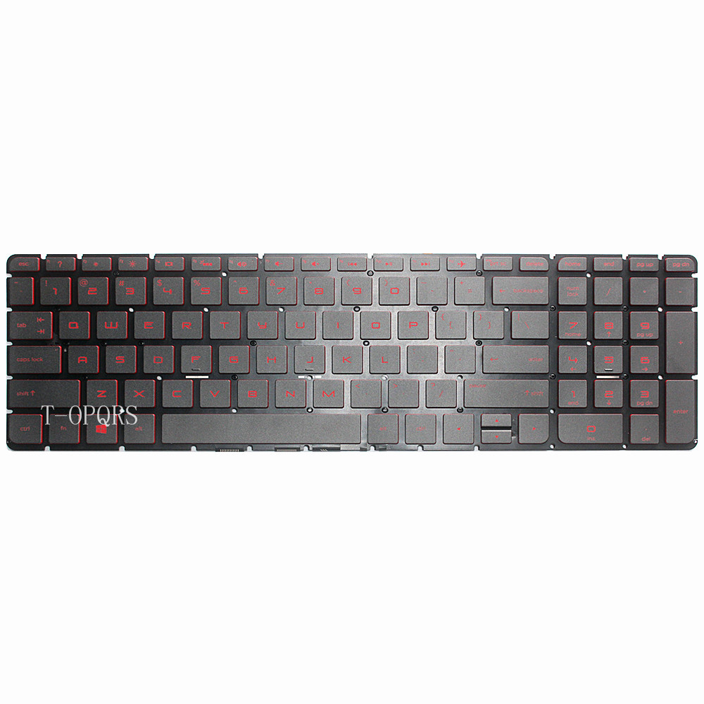 FOR HP 17-g145ds 17-g146cy 17-g146ds 17-g147cy 17-g147ds Keyboard US Backlit RED