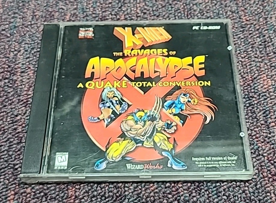  X-Men The Ravages of Apocalypse PC CD-ROM Quake Game Expansion Pack
