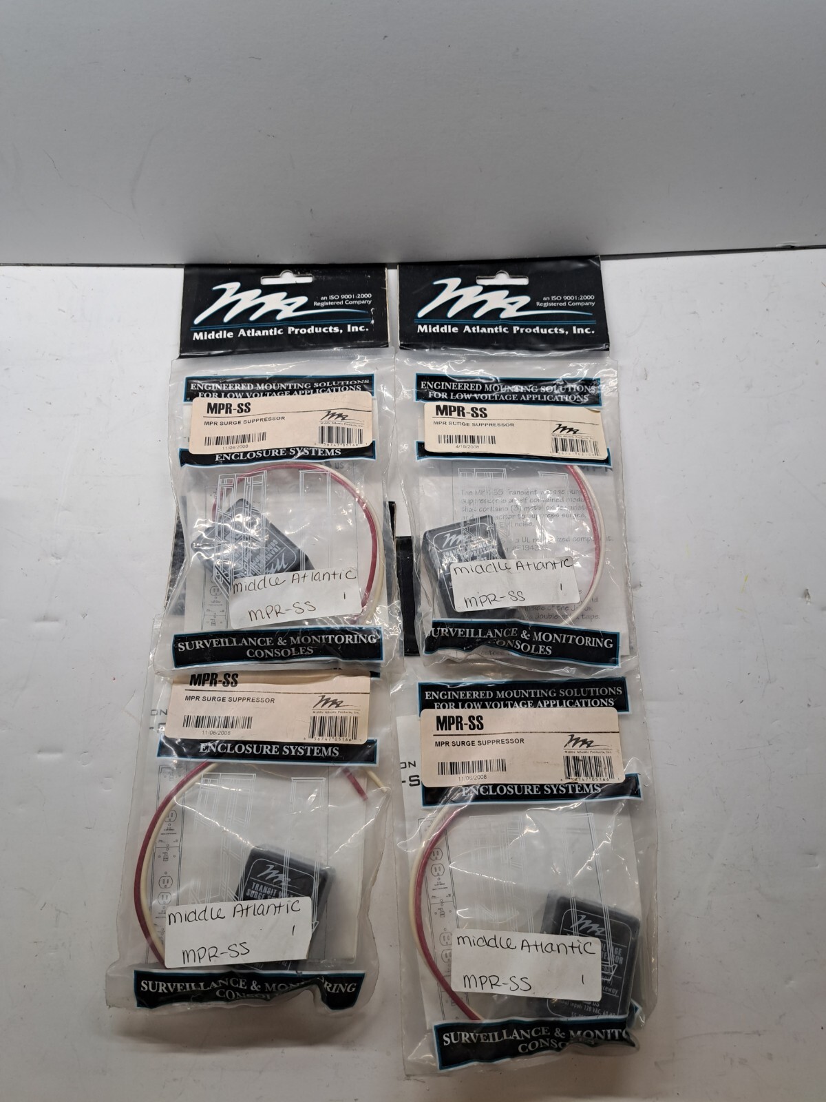 lot of 4 brand new Middle Atlantic MPR-SS Surge Suppressor Module for MPR