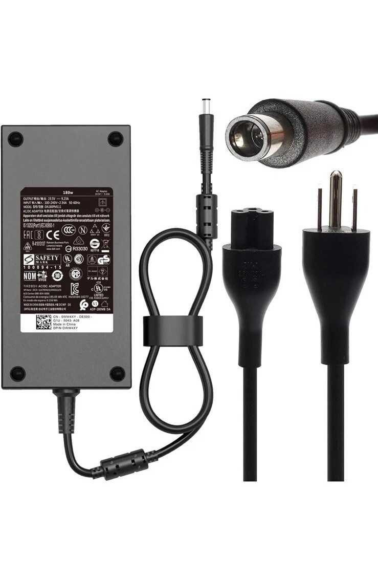 180w 19.5V 9.23A AC Charger Laptop Charger Fit for Dell Precision 