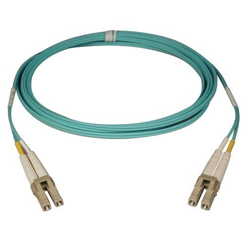  Lof of 5 10m LC-LC Duplex 50/125 MM 10 Gb Fiber Patch Cable Aqua om3 - 0702