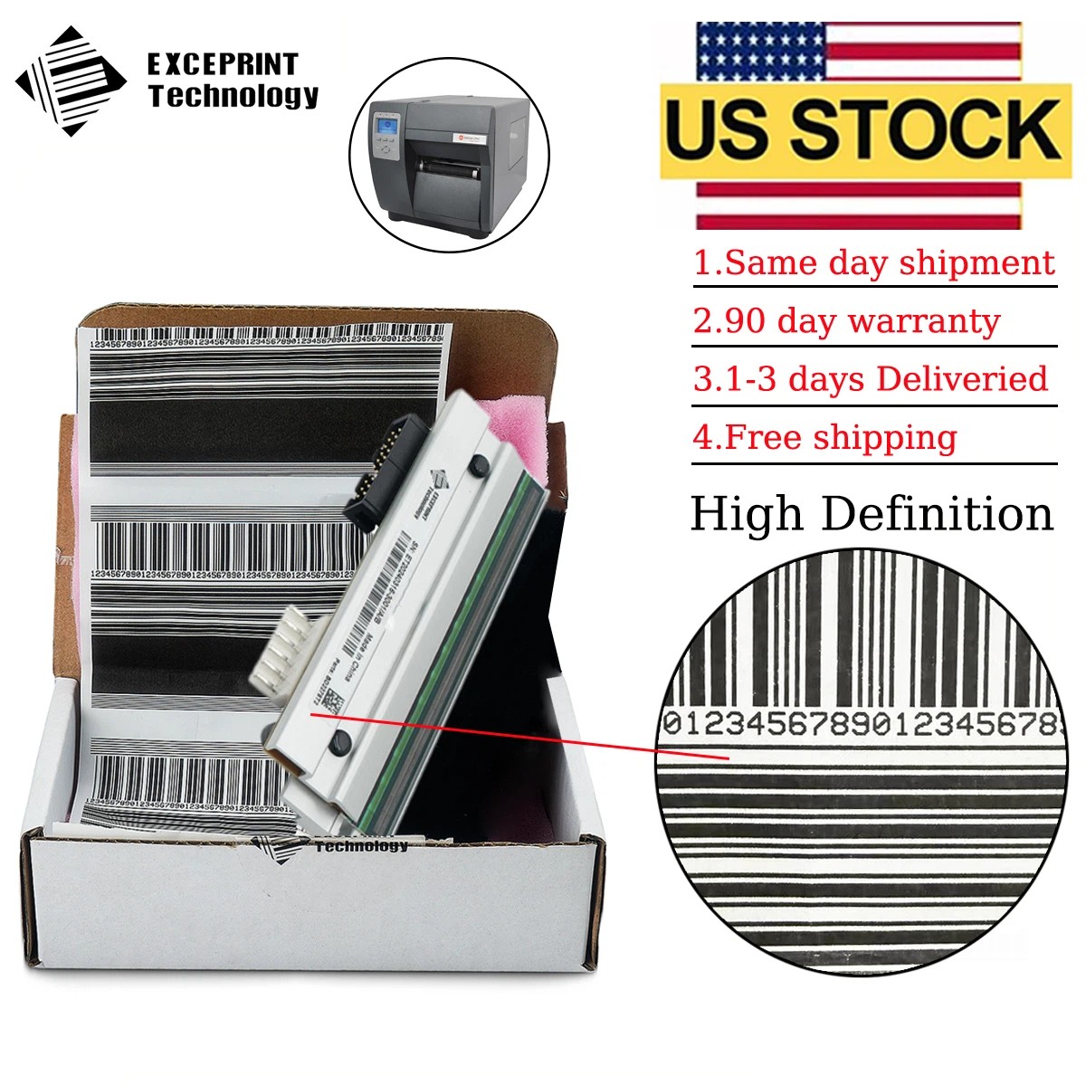 ✅ Printhead for Datamax I-4212E I-Class Mark II 203dpi PHD20-2278-01 US STOCK ✅