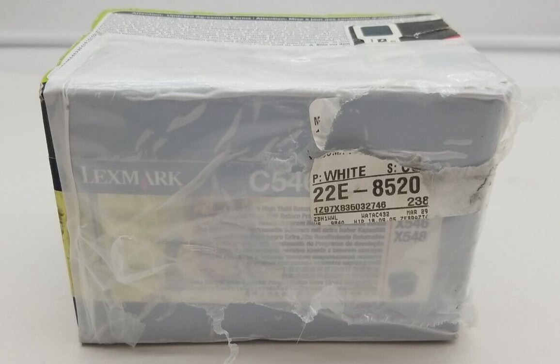 Genuine Lexmark C544X1KG Black Toner  Cartridge Extra High Yield