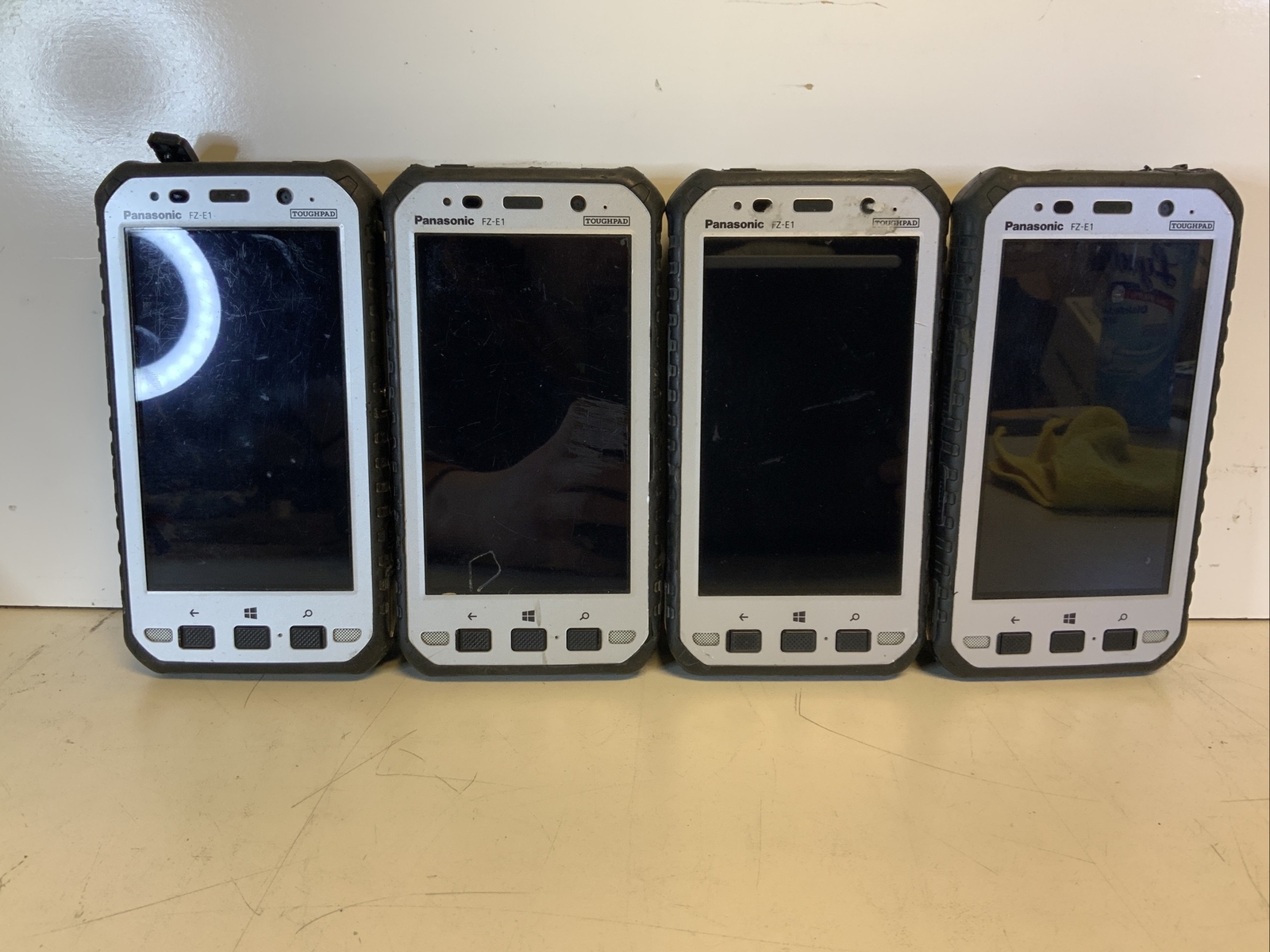 Lot Of 4 Panasonic FZ-E1 ToughPad (Broken Screen, No Power) - AR19