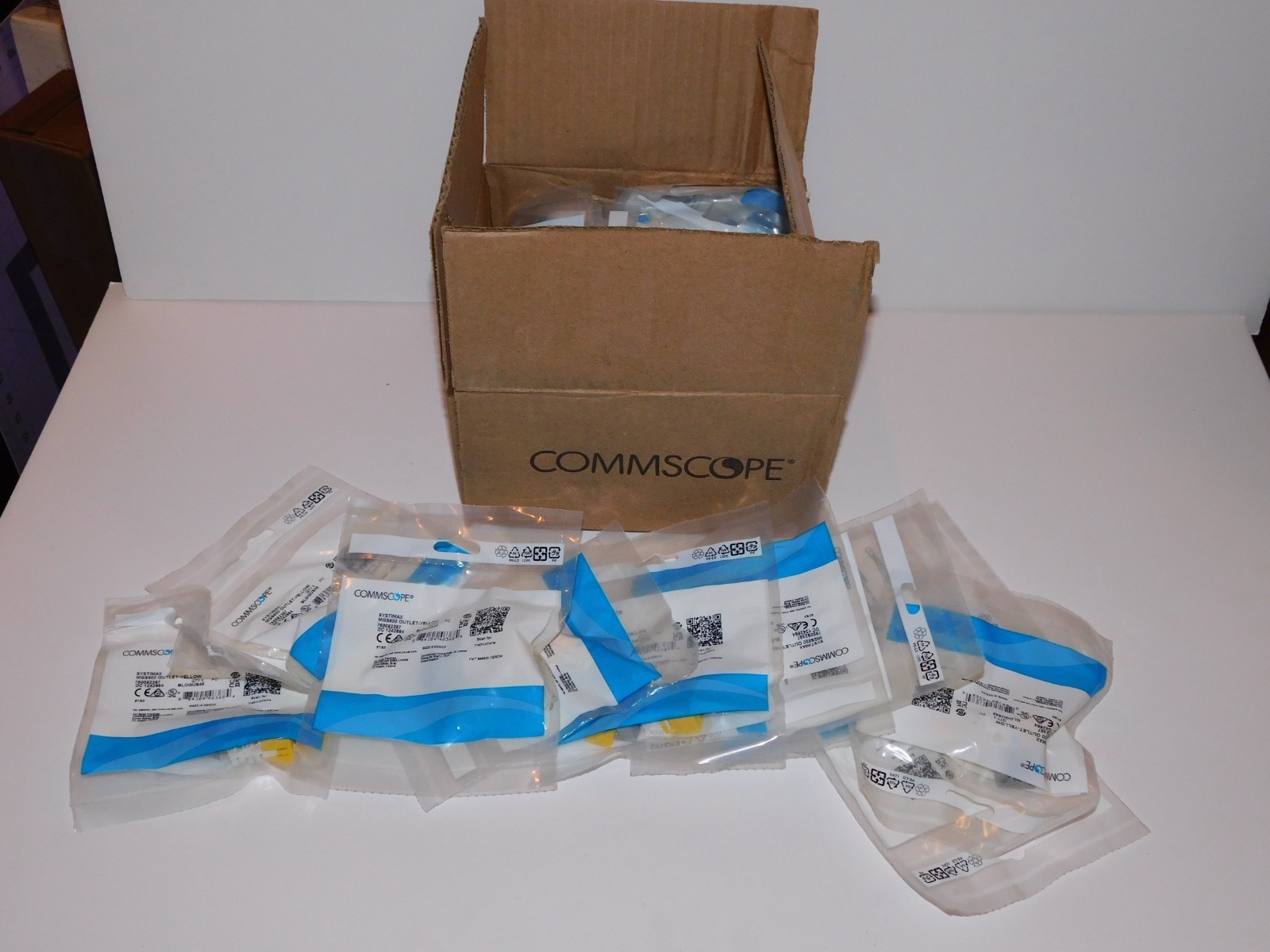 760092387 Systimax Commscope MGS600 CAT6A Yellow Ethernet Jack CASE x25