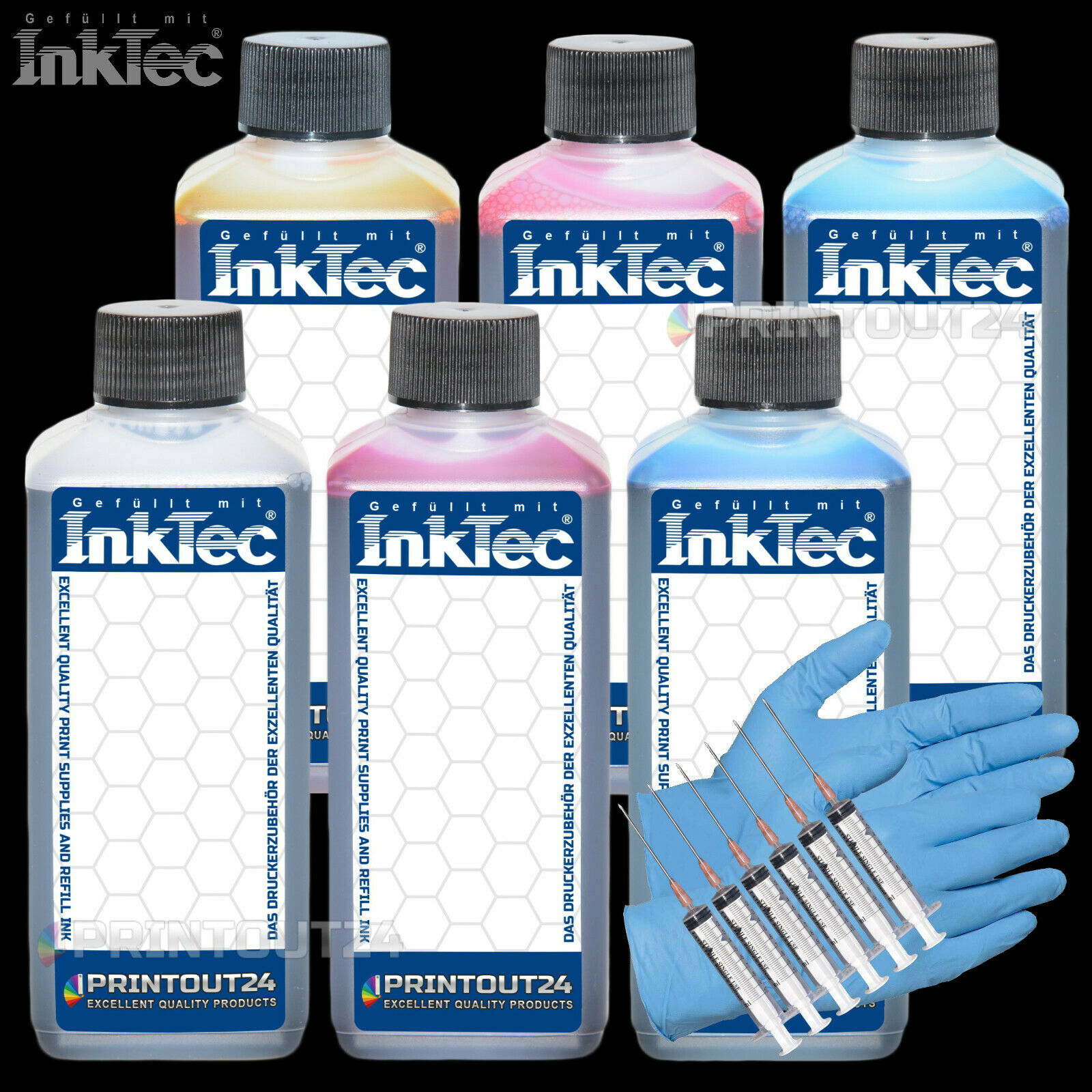 6X500ML InkTec® Printer Refill Ink Set For Epson XP15000 XP 15000