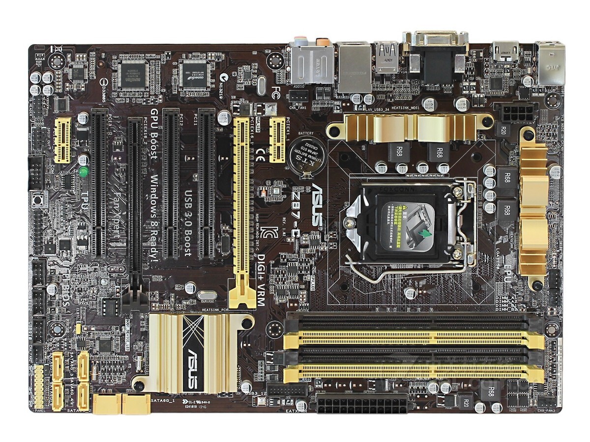 For ASUS Z87-C motherboard Z87 LGA1150 4*DDR3 32G VGA+DVI+HDMI ATX Tested ok