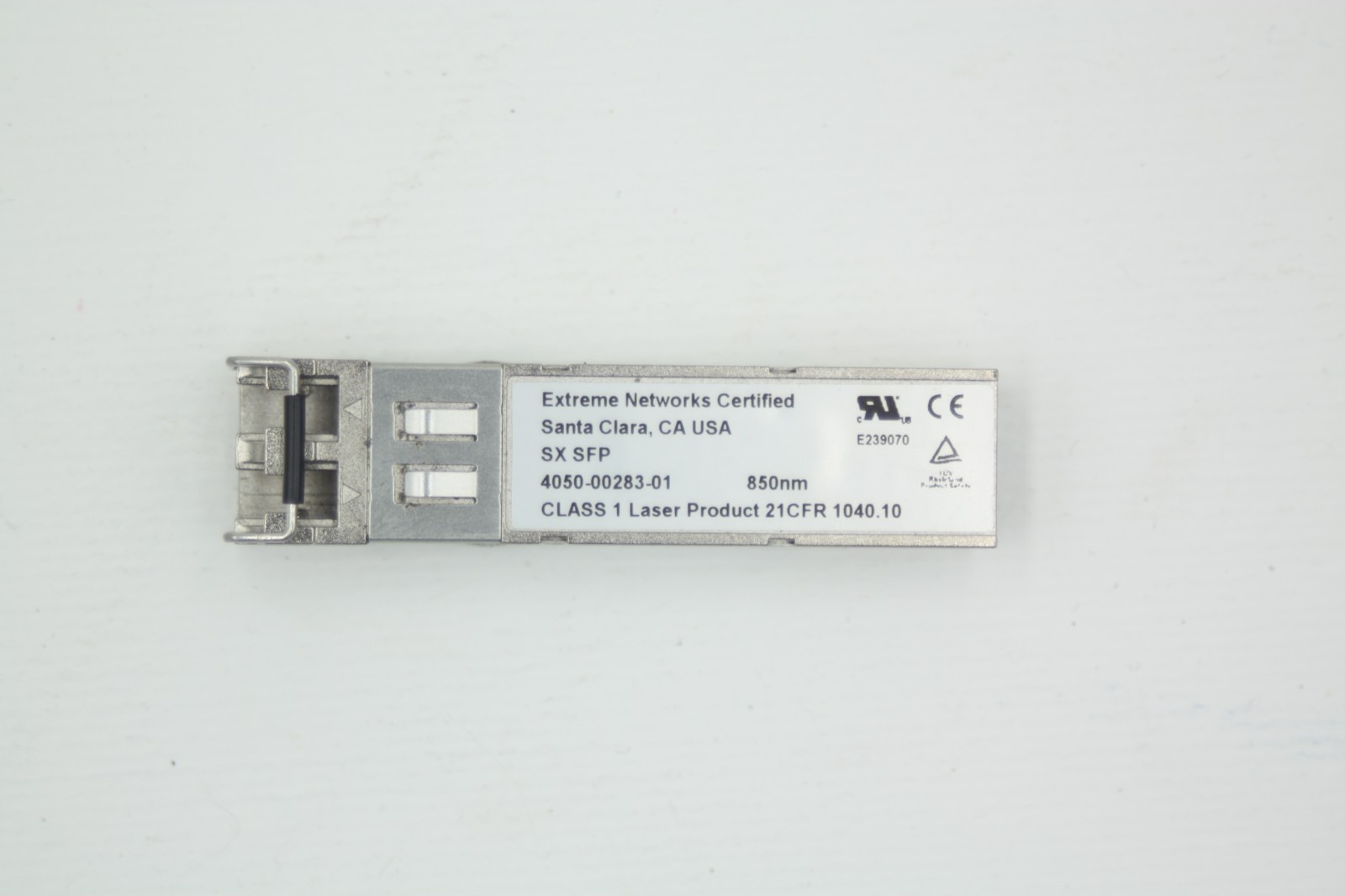 Extreme Networks 4050-00283-01 1000BASE-SX SFP 850nm MMF LC 1G Transceiver