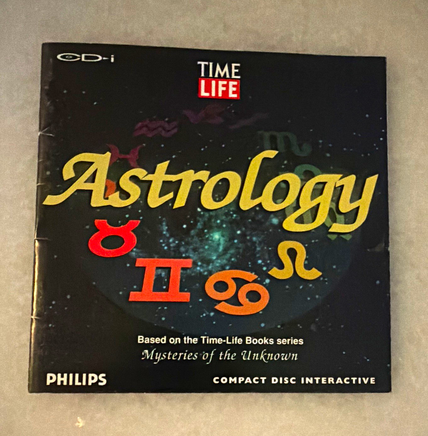 Philips Time Life Astrology CD-i Interactive Manual Booklet Only