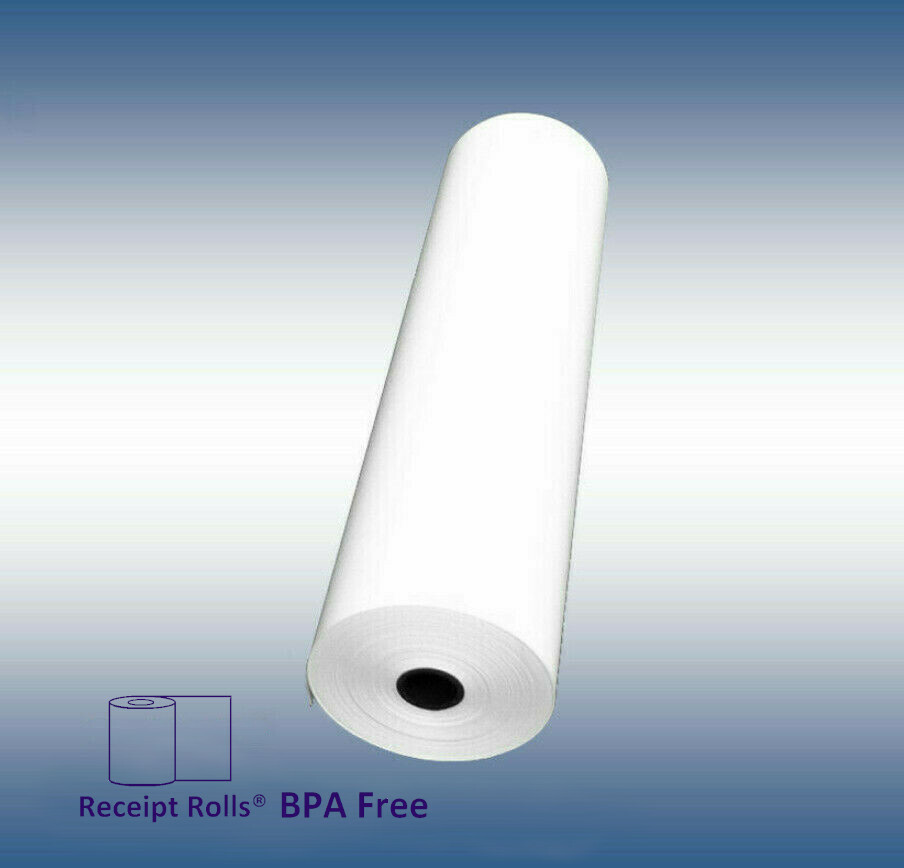 8.5" x 100' for Brother PocketJet LB3662 HW Thermal Paper Rolls No perf/bar 6/cs