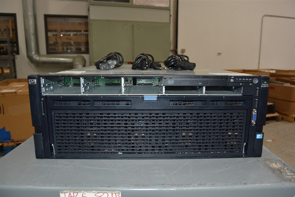 HP PROLIANT DL580 G7 584086-001 2.5x8 Server 4*XEON E7540 128GB P410 SEE NOTES