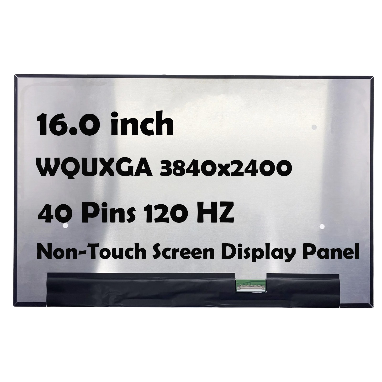 16" for HP ZBook Fury 16 G10 3840x2400 120Hz LCD Non-Touch Screen Display Panel