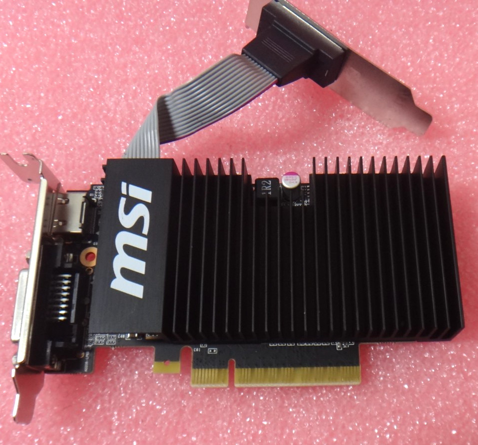 Genuine MSI NVIDIA GeForce GT 710 1GB DDR3 Graphics Card GT 710 1GD3H LPV1