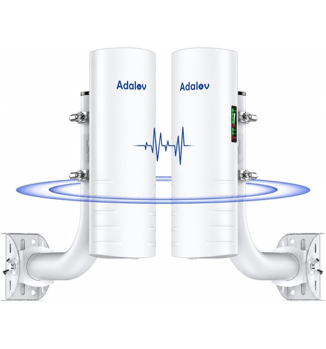 AdaLov CPE361 5KM Outdoor Wireless Bridge 5.8GHz Gigabit Network Extension PoE 