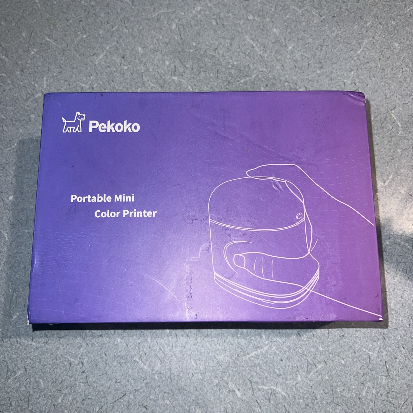 PEKOKO K1 Portable Mini Color Printer Handheld Wireless Bluetooth -Open Box
