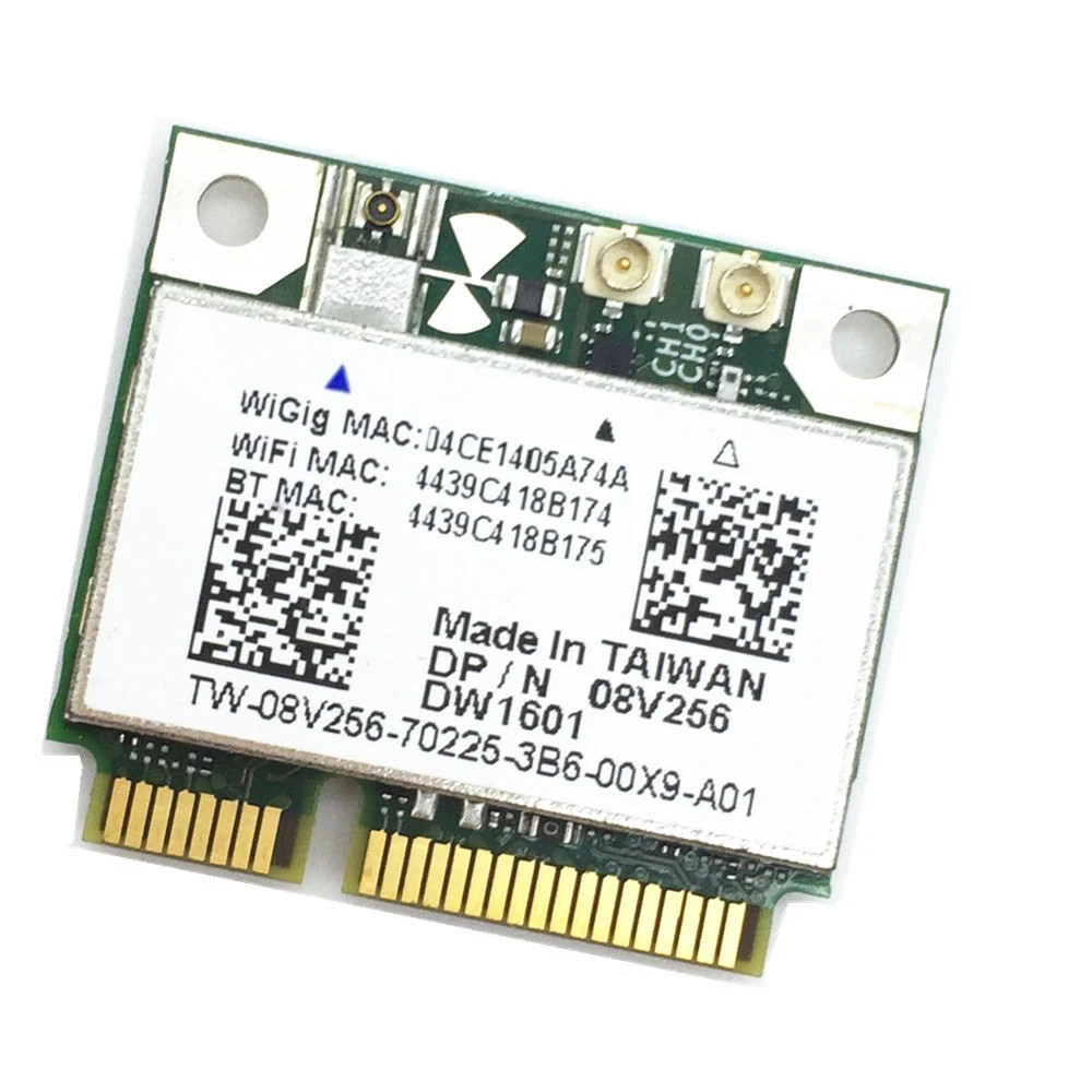 Dell Wireless DW1601 8V256 WiGig 802.11a/b/g/n/ad + bluetooth QCA9005 TESTED 