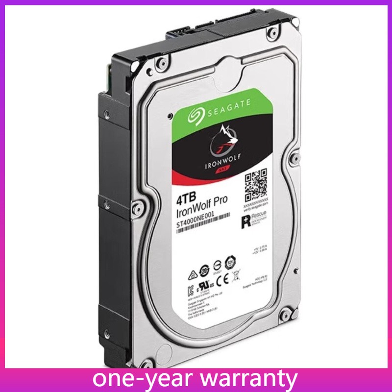 Seagate IronWolf Pro 4TB ST4000NE001 7200RPM 256MB SATA 3.5" NAS HDD Hard Drive