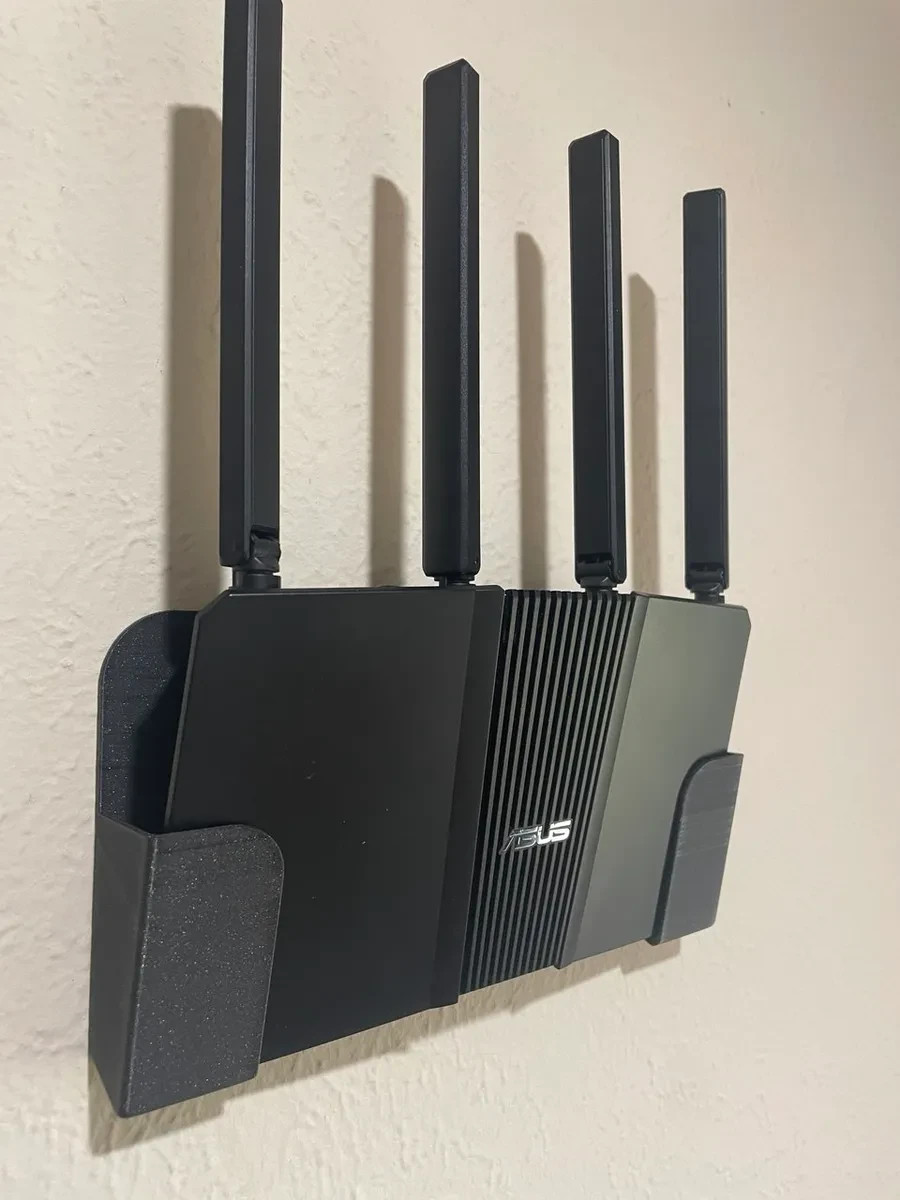 Wall Mount Holder Bracket for Asus RT-BE3600 WiFi Router | 3d Printed