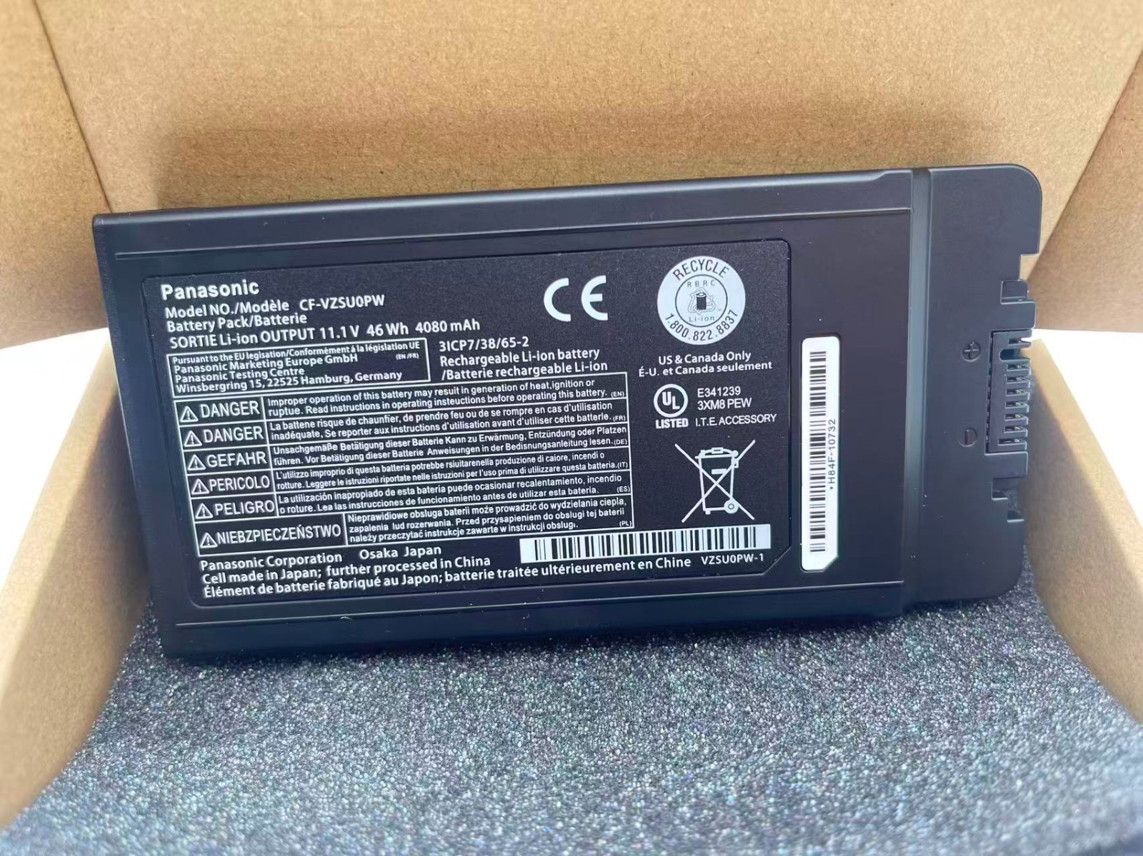 New Genuine CF-VZSU0PW CF-VZSU0PR 46Wh OEM Battery for Panasonic Toughbook CF-54