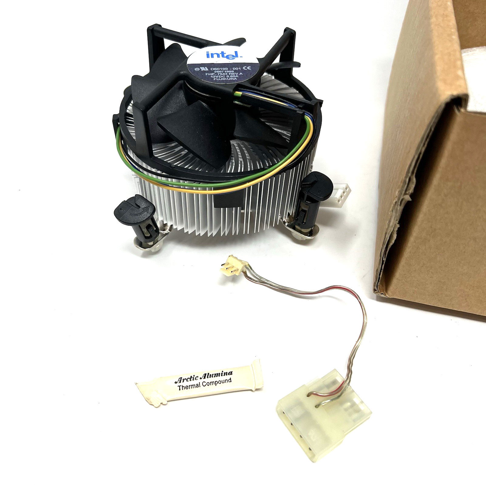 Intel D60188-001 CPU Cooler 4Pin Copper Core L54