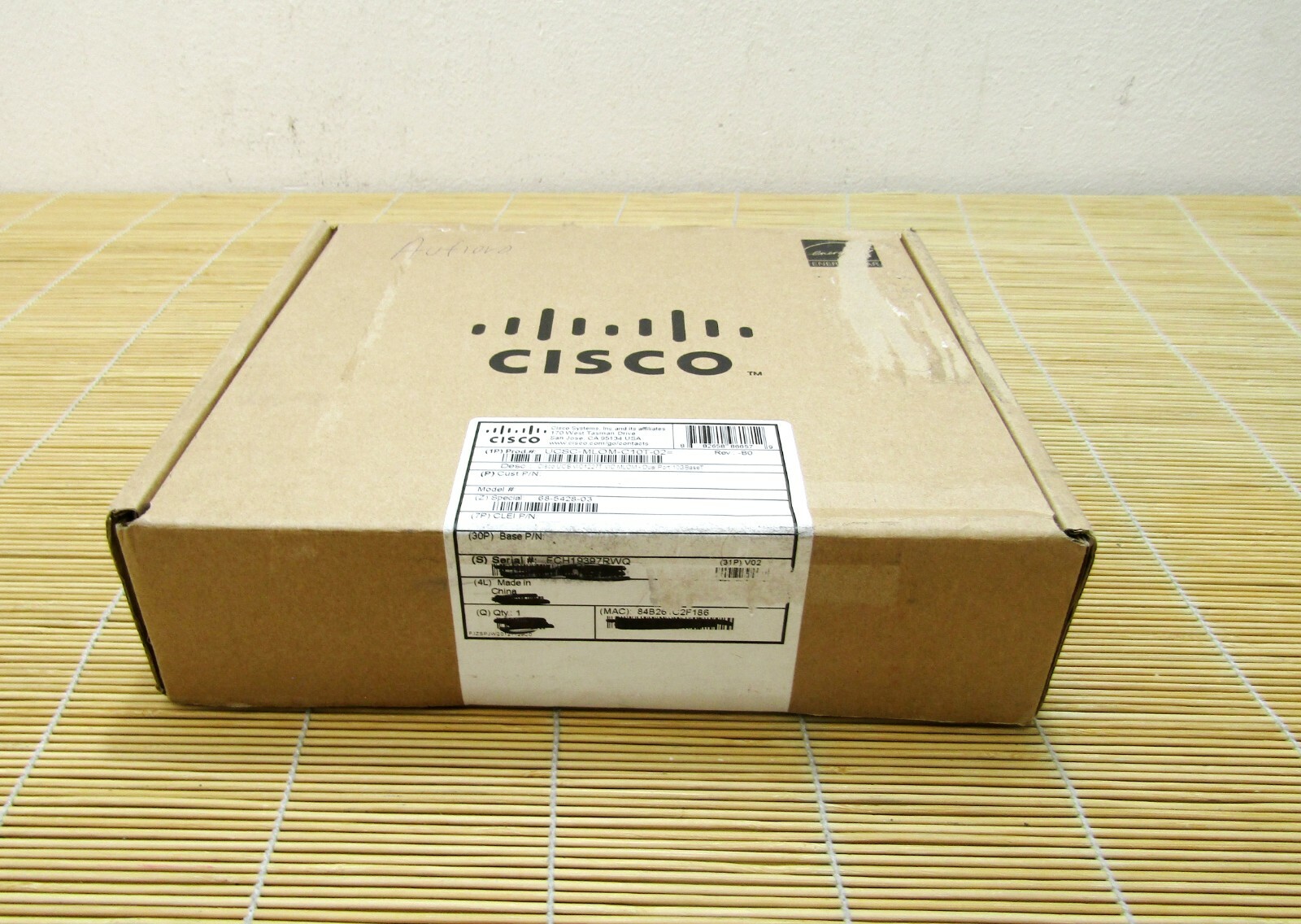 New Cisco UCSC-MLOM-C10T-02 UCS VIC1227T VIC MLOM Dual Port 10GBaseT New Other