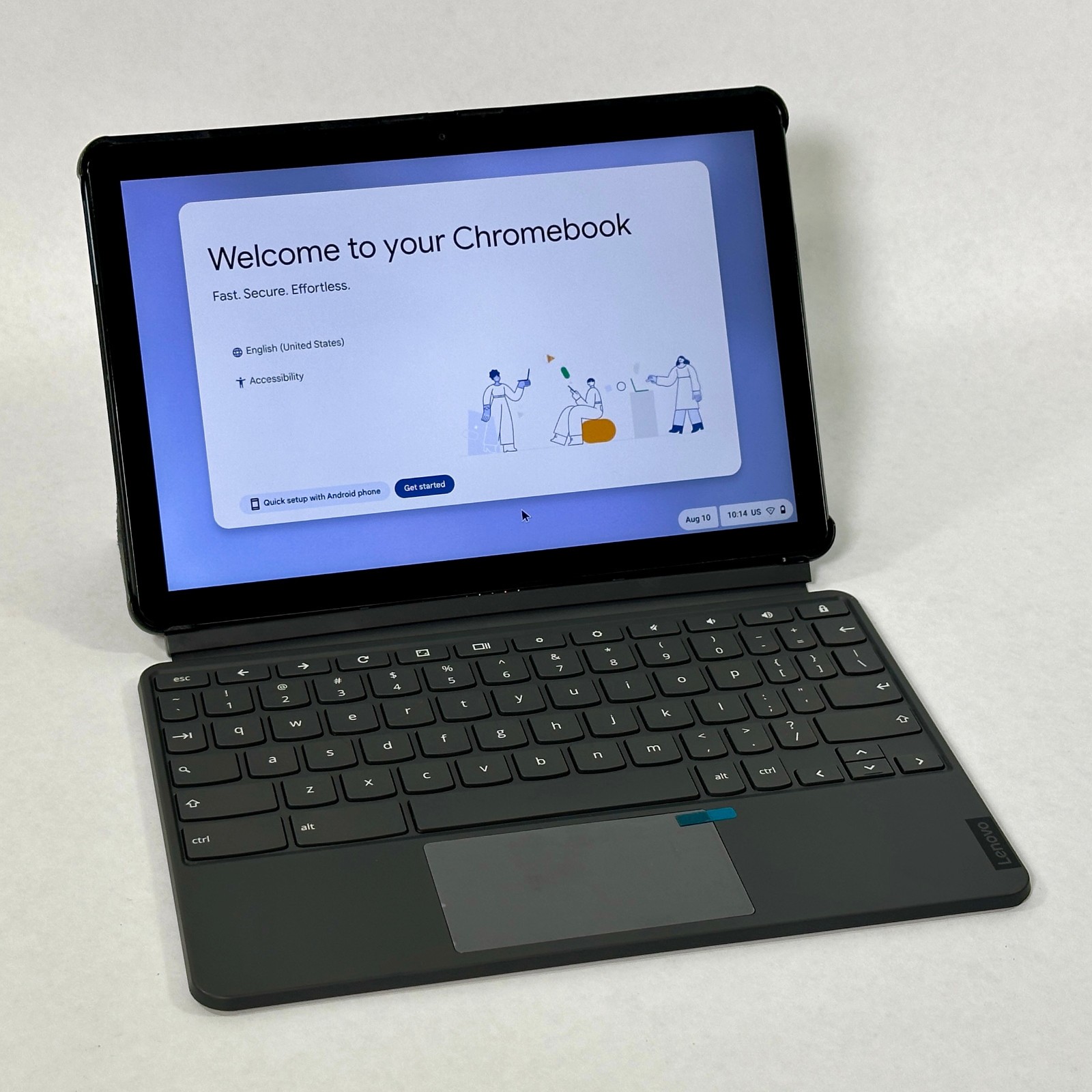 Lenovo IdeaPad Duet Chromebook 10.1" 2-in-1 4GB RAM 64GB eMMC + Case & Keyboard