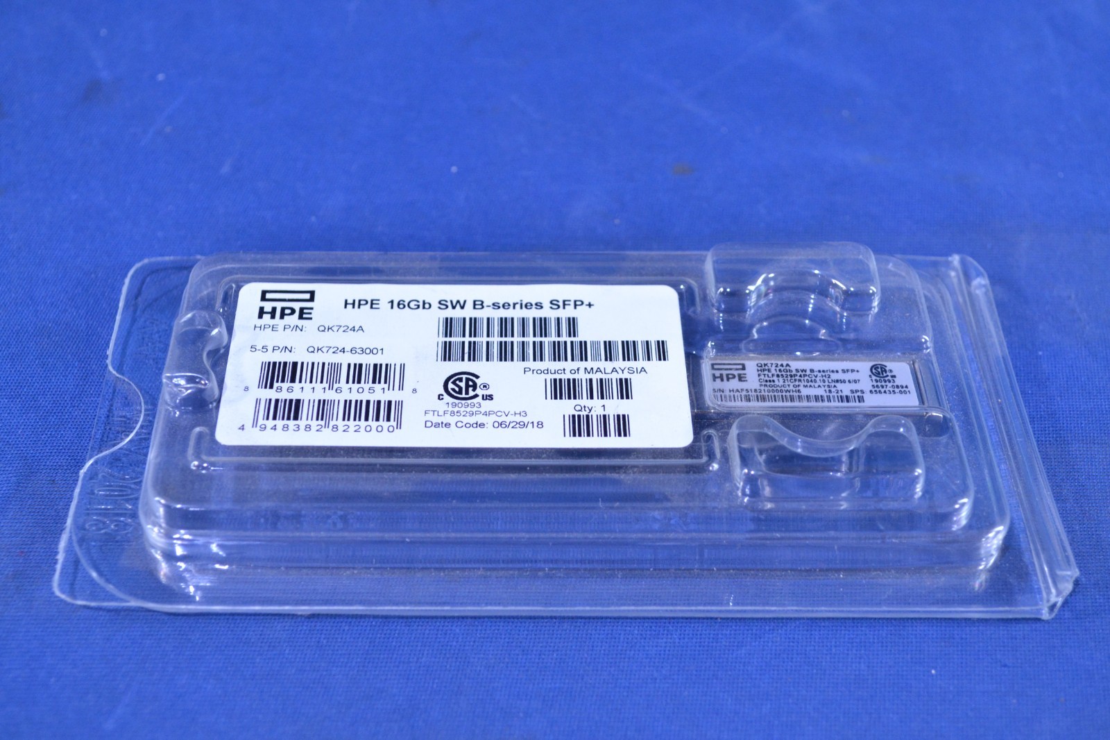 Lot of 23 x New in package HPE 16GB SW B-Series SFP+ (C081403)