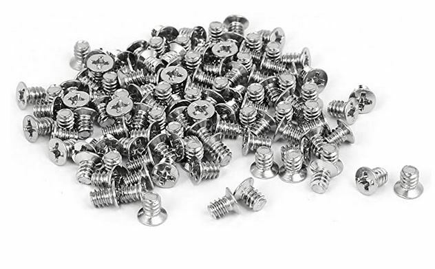 QTY 100x 6-32 Screws 3.5" Hard Drive Tray Caddy Server Supermicro HP Dell