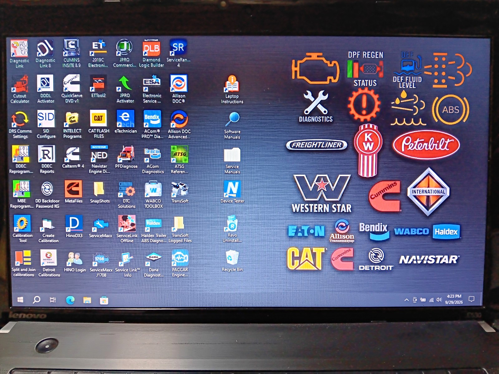 Lenovo ThinkPad Diesel Diagnostic Laptop