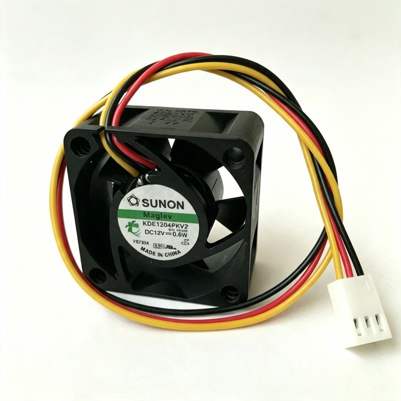 For Sunon 4020 KDE1204PKV2 DC12V 0.6W 4cm Mute Cooling Fan