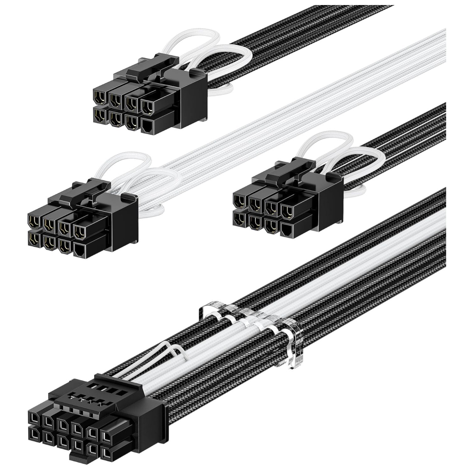 PCIe 5.0 GPU Power Cable for RTX 3090 Ti | 70cm Sleeved