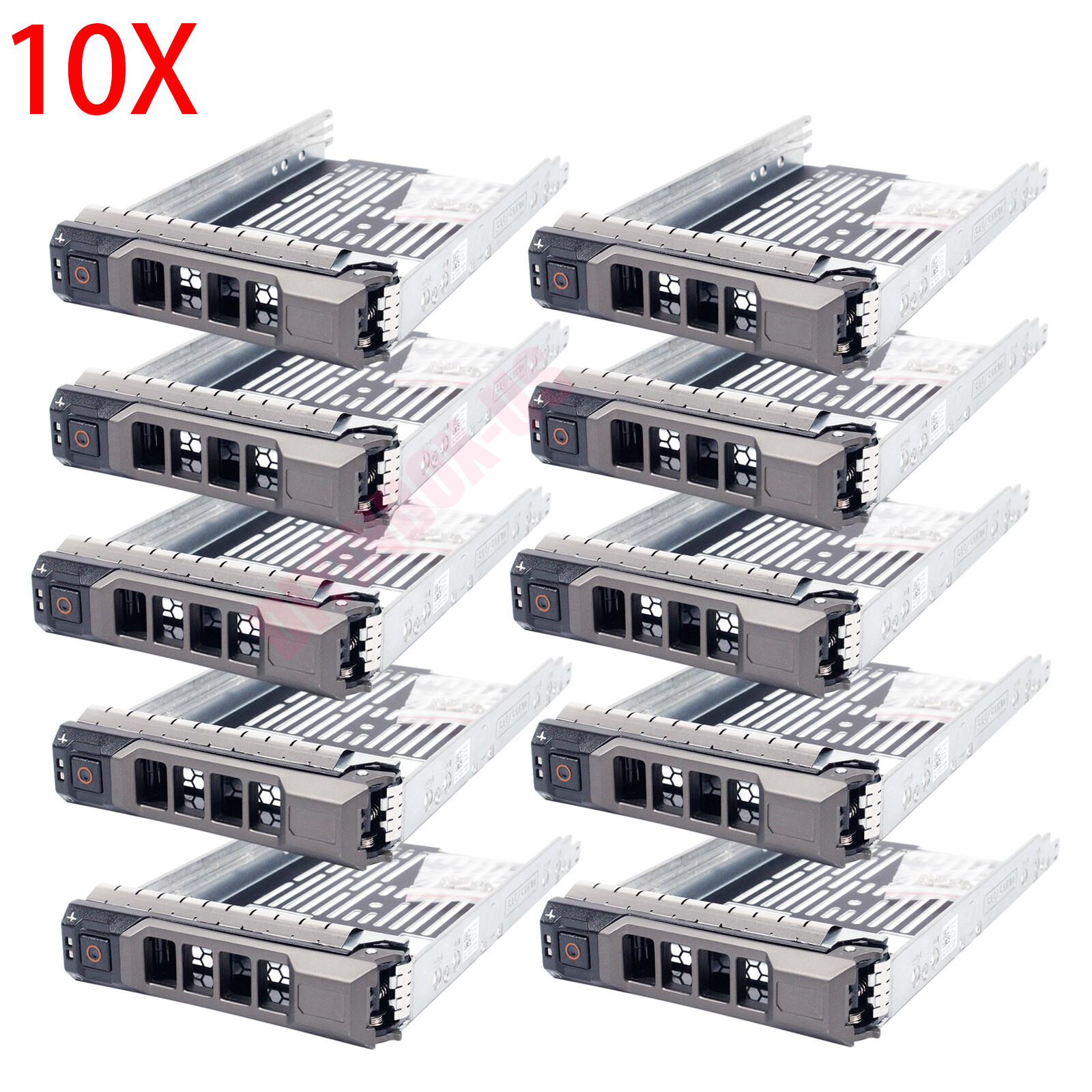 10 Pack 3.5" Hot-Plug Tray SAS SATA Drive Caddy For Dell PowerEdge R730 R730xd 