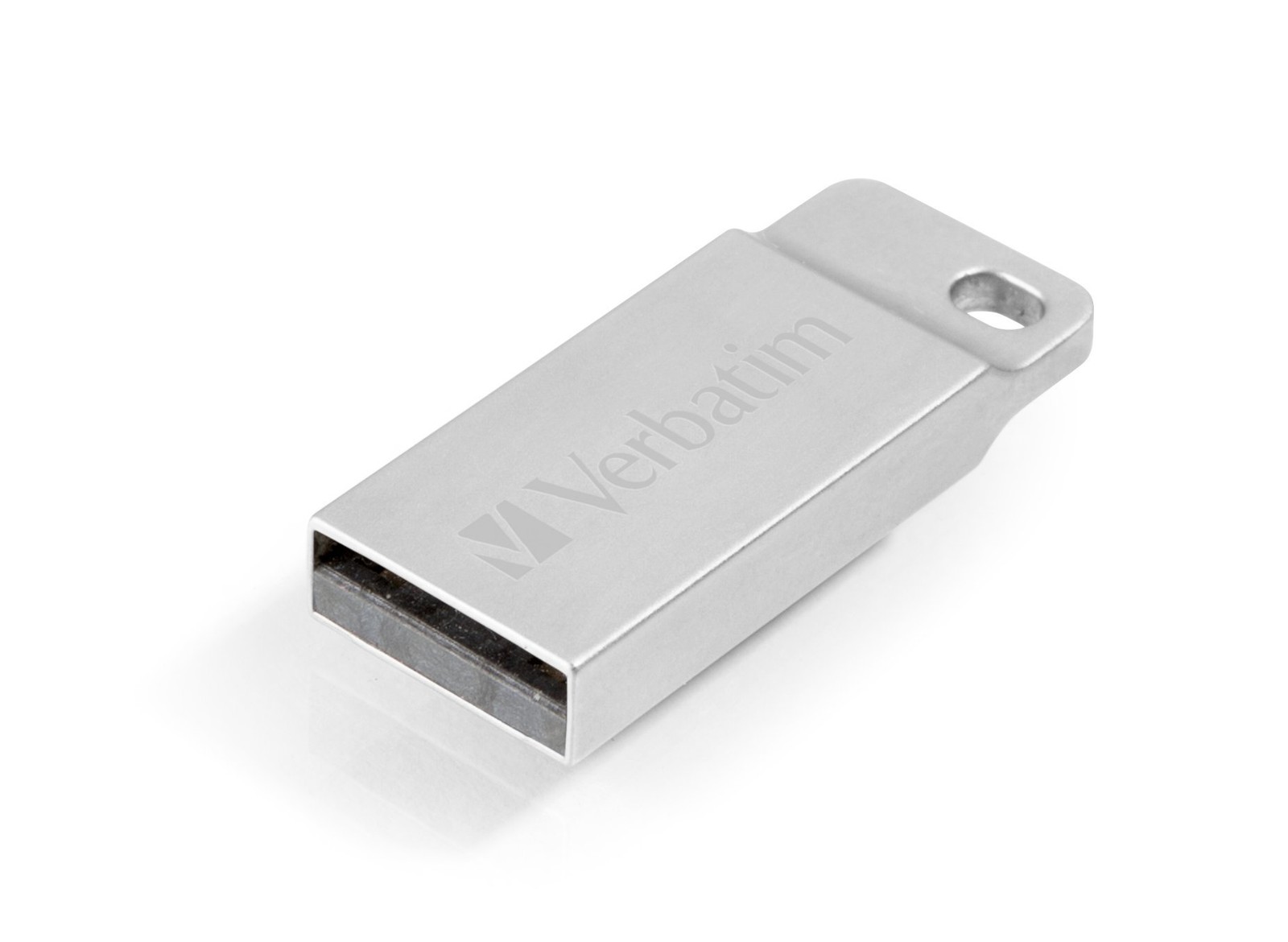 Verbatim 16GB Metal Executive USB Flash Drive - Silver - 98748