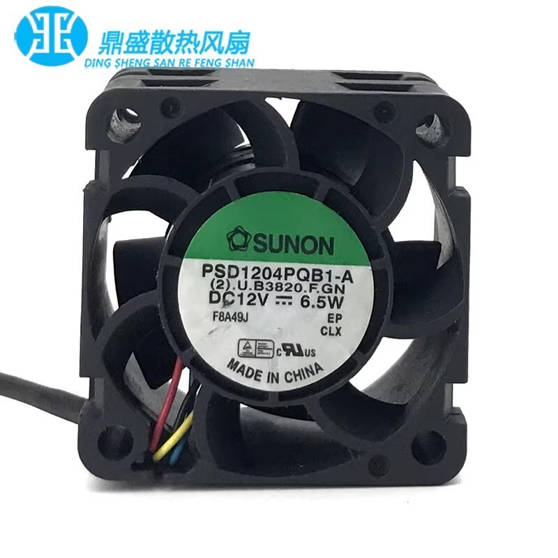 SUNON PSD1204PQB1-A 4028 DC12V 6.5W 4CM 4-Wire Cooling Fan